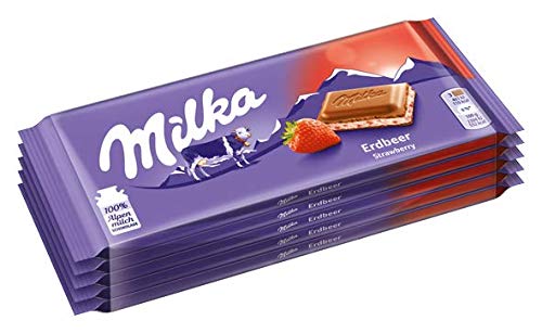 Milka Erdbeer, 4er Pack (4 x 500 g) von Milka