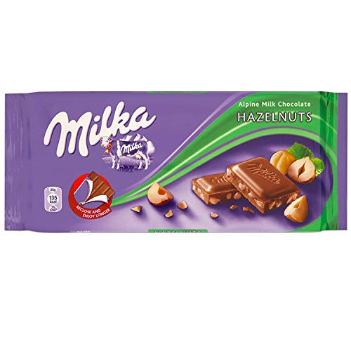 Milka Haselnuss, 100 g, 20 Stück von Milka