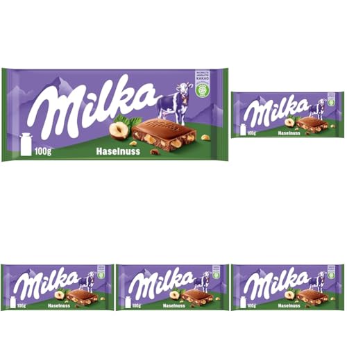 Milka Haselnuss, 100 g (Packung mit 5) von Milka