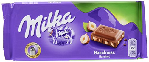 Milka Haselnuss, 20er Pack (20 x 100 g) von Milka