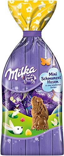 Milka Mini Schmunzelhasen, 2er Pack (2 x 120 g) von Milka