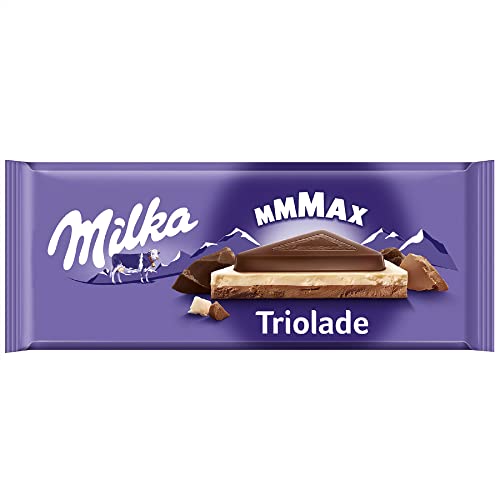 Milka Mmmax Milchschokolade, Triolade 280g von Milka