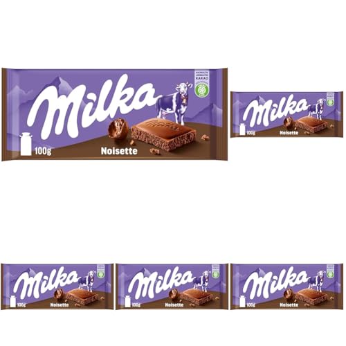 Milka Noisette, 100 g Packung (Packung mit 5) von Milka