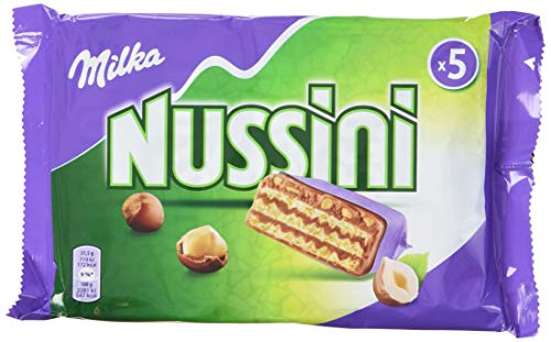 Milka Nussini - Haselnusscrème-Waffelschnitten mit Schokoladenüberzug - 16 x 157,5g von Milka