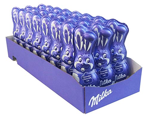 Milka Schmunzelhase Alpenmilch, 24er Pack (24 x 45g) von Milka