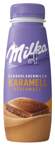 Milka Schokoladenmilch Karamell Geschmack (Einweg) von Milka