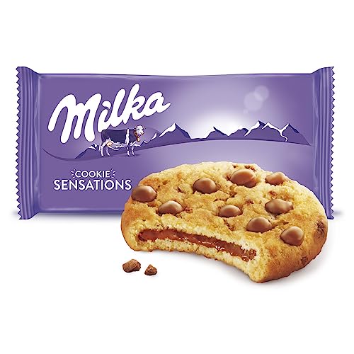 Milka Sensations Kuchen mit Milchschokoladenstücken aus Alpin Milch 156g von Milka