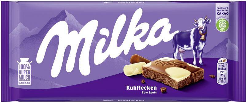 Milka Tafel Kuhflecken von Milka