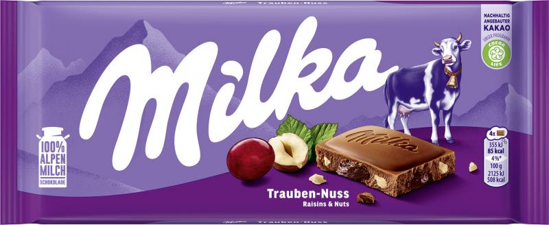 Milka Tafel Trauben-Nuss von Milka