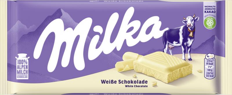 Milka Tafel Weiße Schokolade von Milka