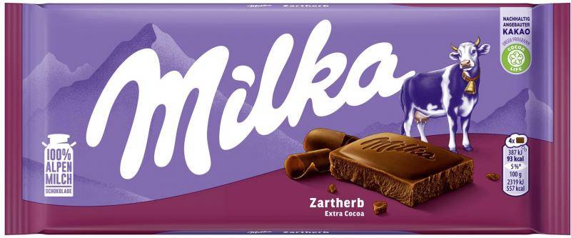 Milka Tafel Zartherb von Milka