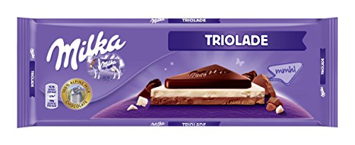 Milka Triolade 300g Großtafel, Pack of 6 von Milka