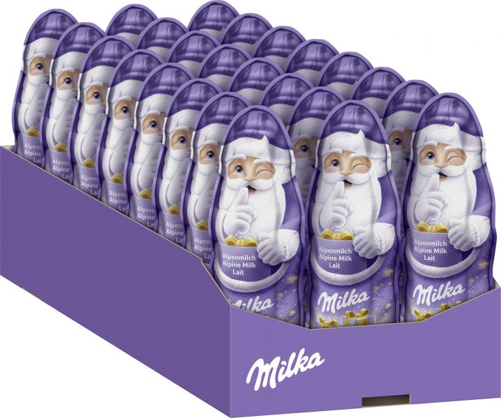 Milka Weihnachtsmann Alpenmilch von Milka