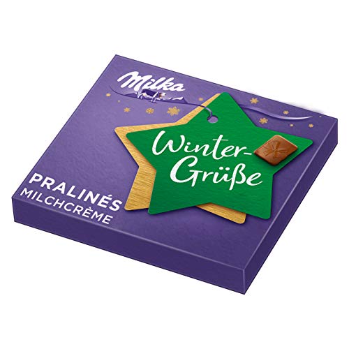 Milka Weihnachtspralinen Milchcrème, 1er Pack (1 x 110 g) von Milka