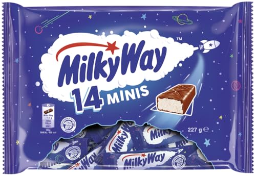 MILKY WAY Minis 227g I Milchschokolade gefüllt mit leicht und locker geschlagener Candy-Creme I Schokoriegel I Schokolade I Riegel I Snack für Zwischendurch von Milky Way