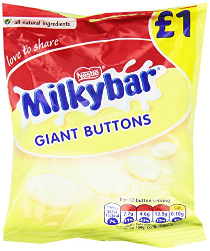 Milkybar Giant Buttons Sharing Bag 85g x 12 Bags von Milkybar