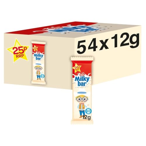 Milkybar Weiße Schokoladenriegel, 54 Stück à 12 g von Milkybar