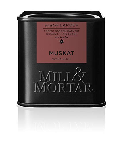 Mill & Mortar ganze Muskatnuss mit Blüte - Bio - 45 g von Mill & Mortar