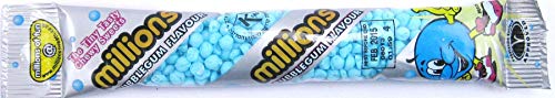 Millions Tube winzige Kaubobons Bubblegum-Geschmack - 60g - 4er-Packung von Millions