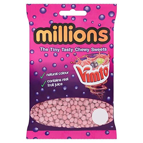 Millions Vimto winzige Kaubonbons Beutel - 85g - Einzelpackung von Millions