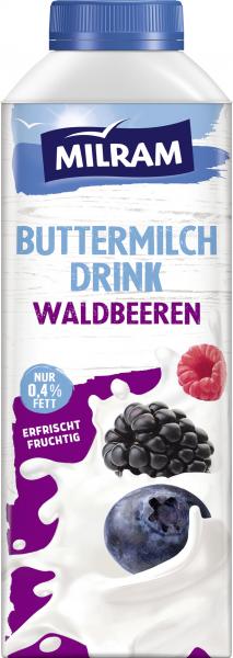 Milram Buttermilch Drink Waldbeeren von Milram