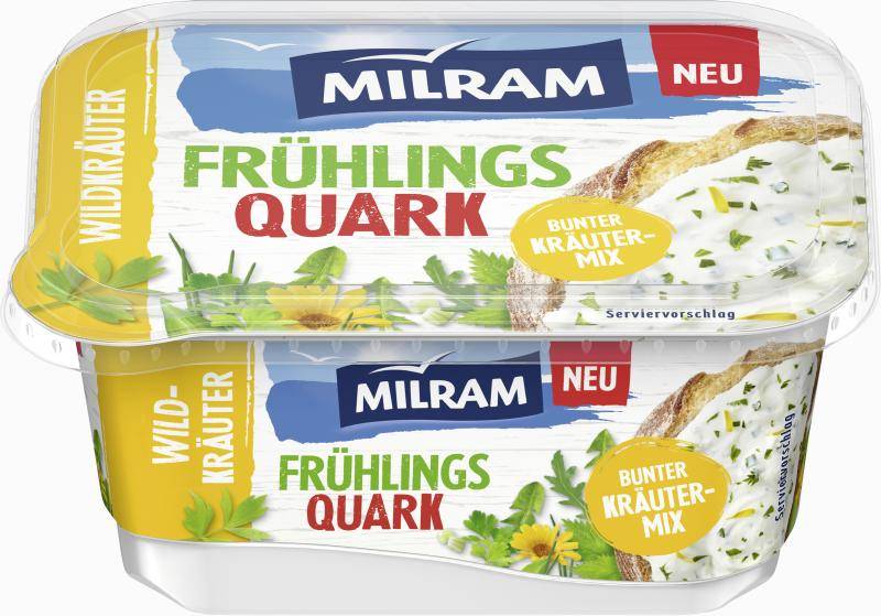 Milram Frühlingsquark Wildkräuter von Milram