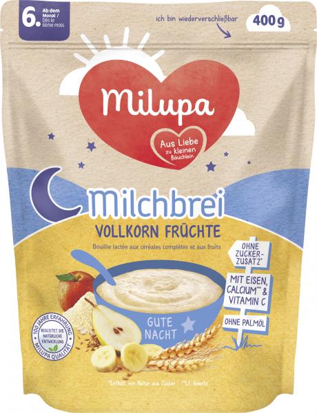 Milupa Gute Nacht Milchbrei Vollkorn Früchte von Milupa