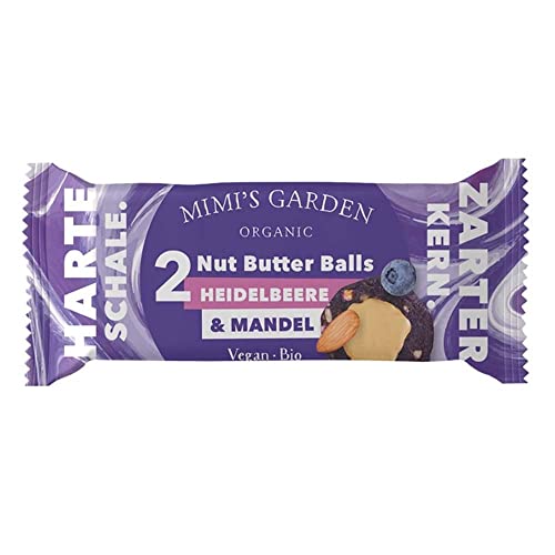 Mimi's Garden Nut Butter Balls - Heidelbeere & Mandel 40g von Mimi's Garden