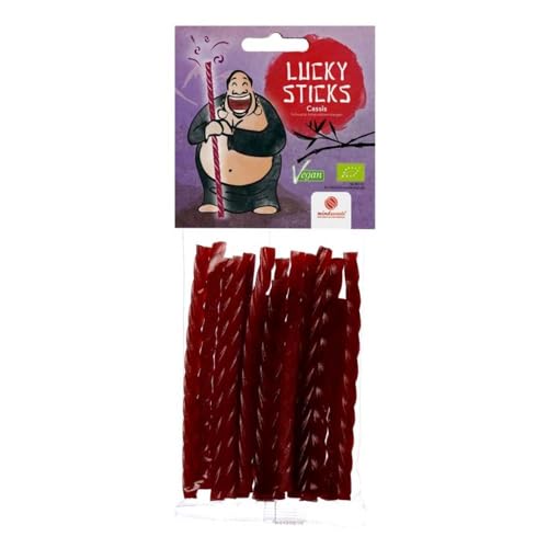 Mind Sweets Lucky Sticks, Cassis, 75g (2) von Mind Sweets