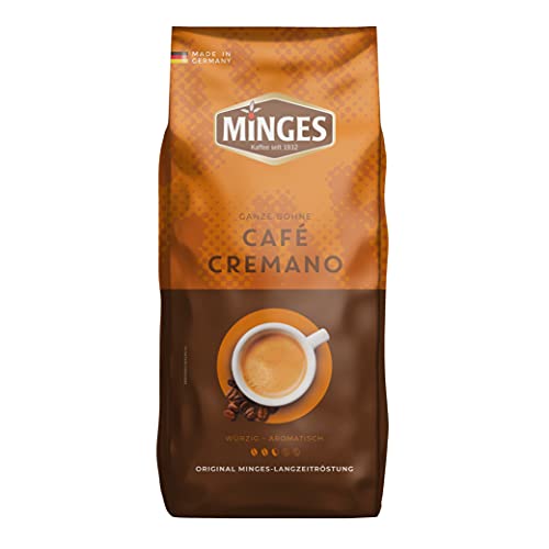 Minges Caffè Crema Caffe Cremano, ganze Bohne, Aroma-Softpack, 1kg von Minges