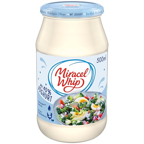 Miracel Whip Mayo Original 1 x 242 ml I Klassische Mayonnaise I Glutenfrei I Laktosefrei I mit Eiern aus Freilandhaltung I für Pommes & Burger von Miracle Whip