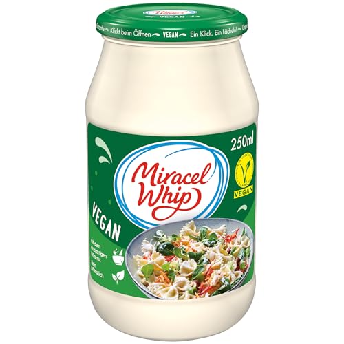 Miracel Whip Mayo Knoblauch 1 x 242 ml I Würzige Mayonnaise I Glutenfrei I Laktosefrei I mit Eiern aus Freilandhaltung I für Sandwiches, Fisch & Fleisch von Miracle Whip