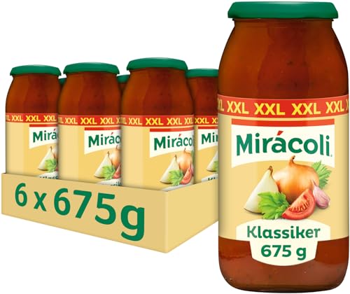 MIRACOLI™ Pasta Sauce Klassiker, 6 Gläser (6 x 675g) von Mirácoli