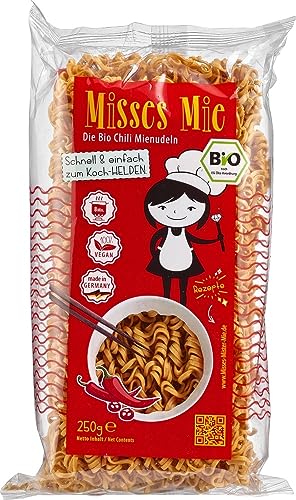 Misses Mie & Mister Mie Mie-Nudeln mit Chili (250 g) - Bio von Misses Mie & Mister Mie