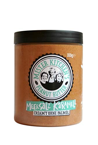 Mister Kitchen’s Peanut Butter Meersalz Karamell - Premium Ernussbutter/Erdnussmus ohne Palmöl und mit noch mehr Geschmacksrichtungen - 300 g von Mister Kitchen's