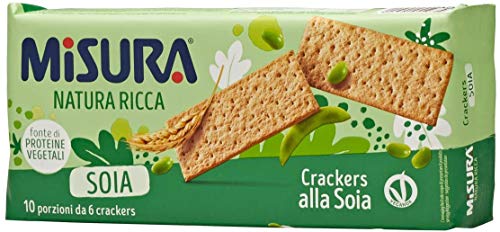 6x Misura Soia 10x Crackers Cracker mit Soia 400g von Misura