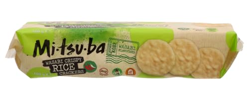 Mitsuba Rice Crackers Wasabi, 100 g von Mitsuba