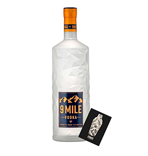 9 Mile Vodka Dummy Flasche Magnum Wodka 3l ohne Inhalt/Ausstellungsstück Dummy Flasche Spardose von Mixcompany.de Bar & Glas