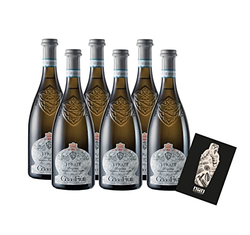 Ca dei Frati 6er Set Lugana 6x 0,75L (13% Vol) Venetien, Italien trocken Weißwein- [Enthält Sulfite] von Mixcompany.de Bar & Glas