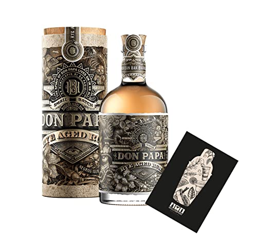 Don Papa Rum Rye Aged 0,7L (45% Vol) Rhum Ron Small Batch - [Enthält Sulfite] von Mixcompany.de Bar & Glas