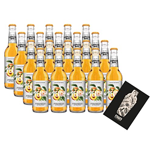 Elephant Bay ICE TEA Eistee Peach Set - 20x Elephant Bay Peach je 330ml inkl. Pfand - MEHRWEG von BFYSYO