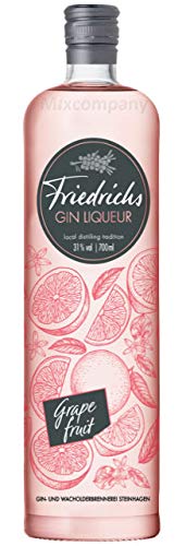 Friedrichs Gin Liqueur Grapefruit 0,7l 700ml (31% Vol)- [Enthält Sulfite] von Mixcompany.de Bar & Glas