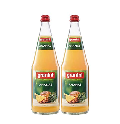 Granini Ananas Saft - 2er Set Granini Trinkgenuss - 2x Ananas 1L Saft inkl. Pfand MEHRWEG von Mixcompany.de Bar & Glas