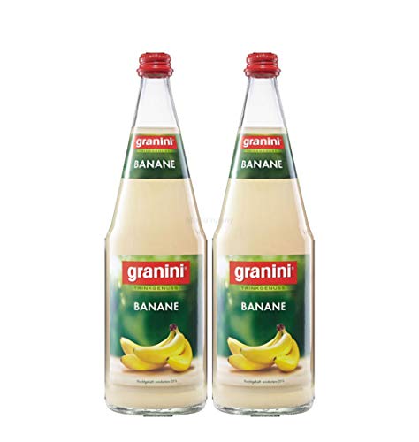 Granini Banane / Saft - 2er Set Granini Trinkgenuss - 2x Banane 1L Saft inkl. Pfand MEHRWEG von Mixcompany.de Bar & Glas