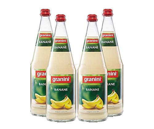 Granini Banane / Saft - 4er Set Granini Trinkgenuss - 4x Banane 1L Saft inkl. Pfand MEHRWEG von Mixcompany.de Bar & Glas