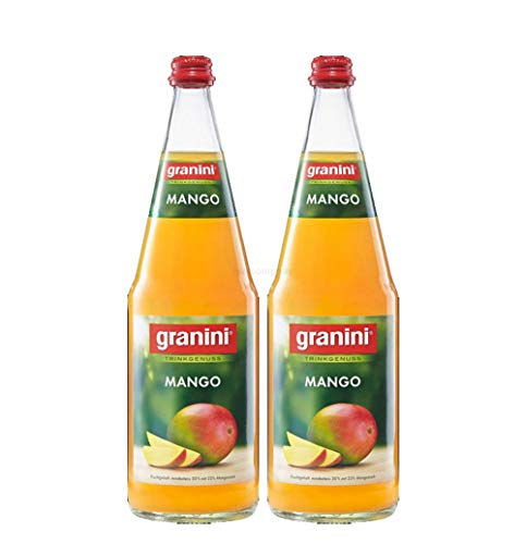 Granini Mango Saft - 2er Set Granini Trinkgenuss - 2x Mango 1L Saft inkl. Pfand MEHRWEG von Mixcompany.de Bar & Glas