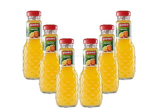 Granini Orange / Saft - 6er Set Granini Trinkgenuss - 6x Orange 0,2L Saft inkl. Pfand MEHRWEG von Mixcompany.de Bar & Glas