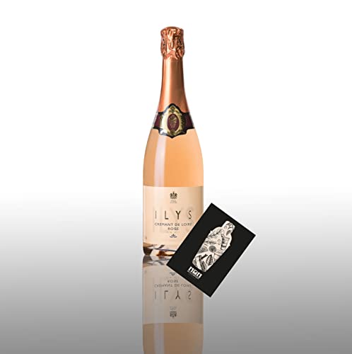 Ilys ROSE Brut Cremant de Loire Rose 0,75L (12,5% Vol) Frankreich- [Enthält Sulfite] von Mixcompany.de Bar & Glas