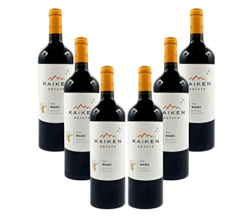 Kaiken Estate 6er Set Malbec Mendoza Argentina 6x 0,75L (14% Vol)- [Enthält Sulfite] von Mixcompany.de Bar & Glas