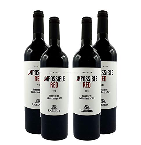 Laborie Rotwein 4er Set Impossible Red South Africa 4x 0,75L (14% Vol) Jahrgang variierend von Mixcompany.de Bar & Glas